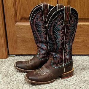 Ariat Vaquera Western Cowgirl Boots Sz 